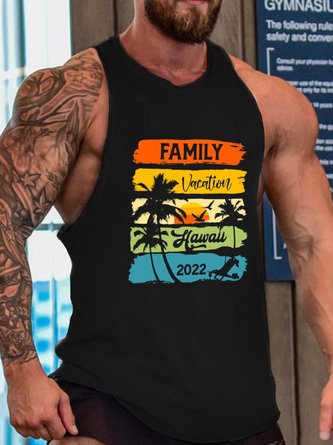 Family Vacation Men's Sleeveless Tank Top
