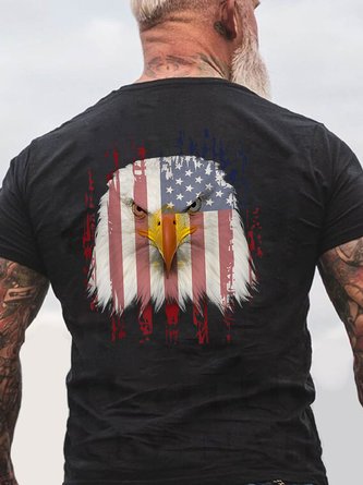 Usa/Us/American Flag Men's Vintage T-Shirt