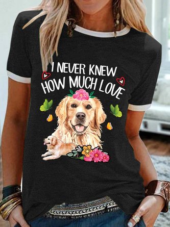 Dog Graphic Women’s Casual Fit T-shirt