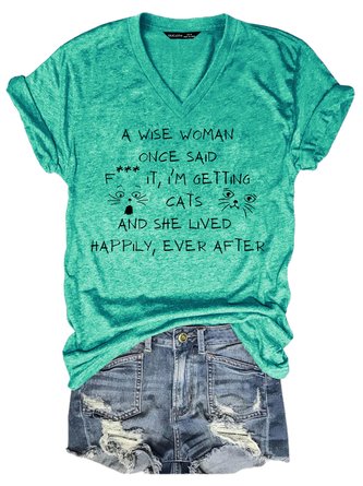 Lilicloth x Kat8lyst I'm Getting Cats And She Lived Happily Ever After Women's T-Shirt