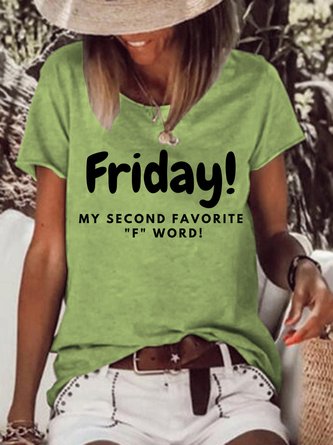 Lilicloth X Kat8lyst Friday My Second Favorite F Word Women's T-Shirt