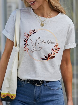 Lilicloth X Vithya Fly Free With Peace Dove Women's T-Shirt