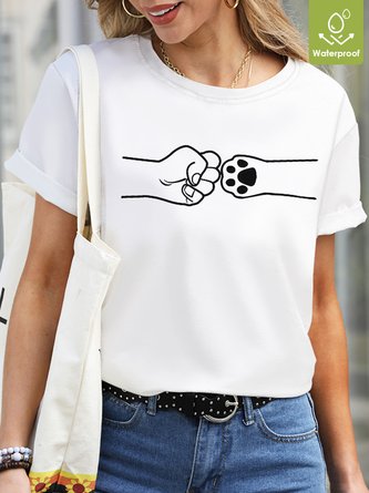 Womens Dog Lover Casual T-Shirt