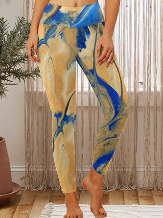 Lilicloth X Paula Fluid Paint Abstract Art Women's Leggings