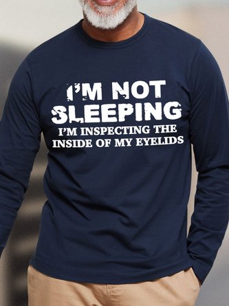I'm Not Sleeping Men's Long Sleeve T-Shirt
