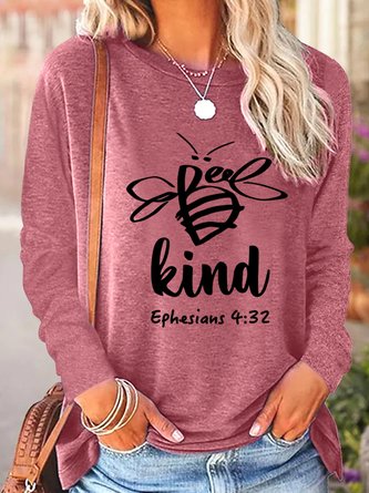 Be Kind Ephesians 4:32 Women's Long Sleeve T-Shirt