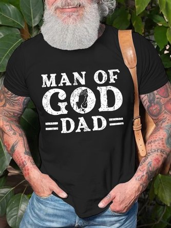 Man Of God Dad Men's T-Shirt
