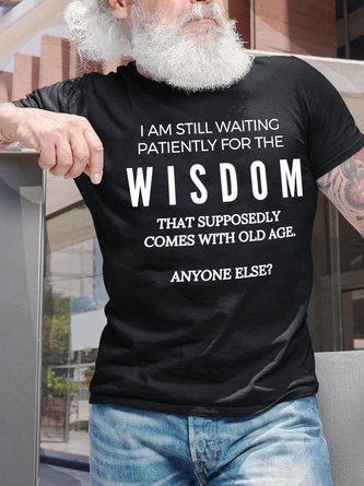 Lilicloth X Kat8lyst Wisdom That Supposedly Comes With Old Age Men's T-Shirt