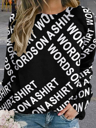 Lilicloth X Paula Words On Shirt Women's Sweatshirts
