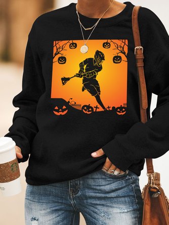 Lilicloth X Jessanjony Lacrosse Halloween Casual Women's Sweatshirts