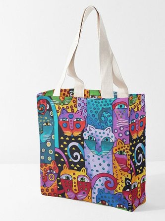 Animal Abstract Graphic Shopping Tote