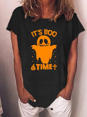 Lilicloth X Abu It's Boo Time Halloween Women's Cotton-Blend T-Shirt