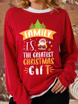Lilicloth X Jessanjony Family Is The Greatest Christmas Gift Women's Sweatshirts