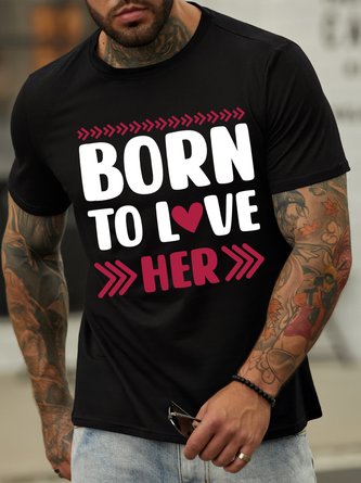 Lilicloth X Jessanjony Born To Love Her Mens T-Shirt