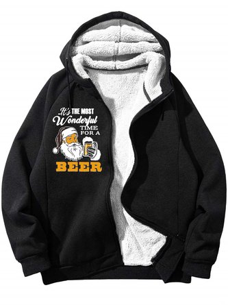 Men’s It’s The Most Wonderful Time For A Beer Loose Casual Sweatshirt