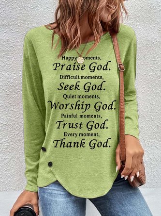 Women's Thanks God Casual Top