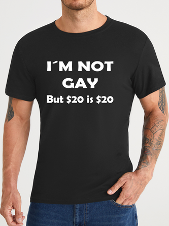 Lilicloth X Hynek Rajtr I'm Not Gay But $20 Is $20 Men's T-Shirt