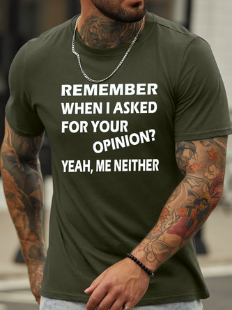 Lilicloth X Hynek Rajtr Remember When I Asked For Your Opinion Men's T-Shirt