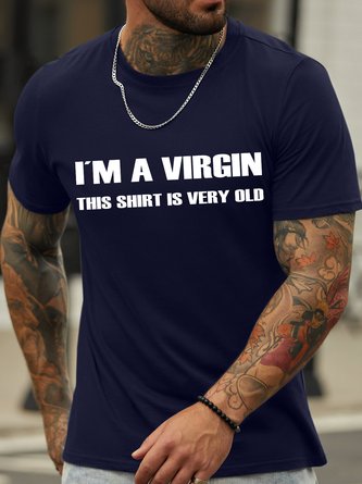Lilicloth X Hynek Rajtr Funny Text I'm A Virgin Men's T-Shirt