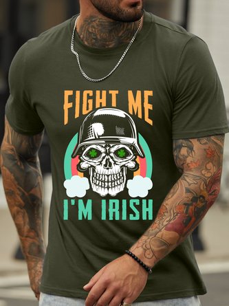 Lilicloth X Jessanjony St. Patrick's Day Fight Me I'm Irish Men's T-Shirt