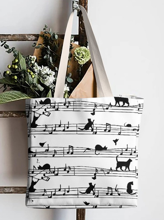 Cat Graphic Shopping Tote