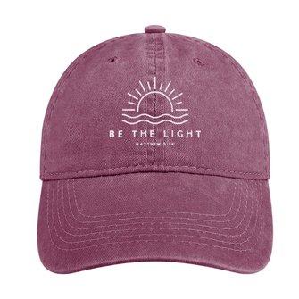 Women's Be The Light Amazing Grace Simple Adjustable Denim Hat