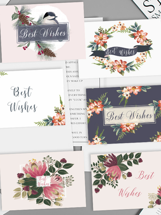 Mother's Day Classic Floral Pattern Greeting Card