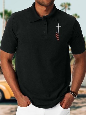 Men's Jesus Christian The Best Faith Casual Polo Shirt