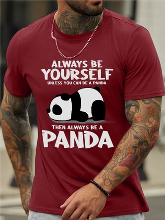 Men's graphic humor printed T-shirt
