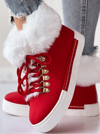 Casual Winter Cotton-Padded Boots