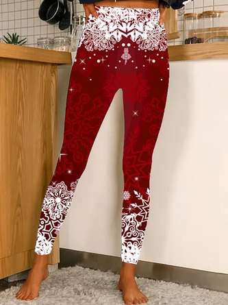 Christmas Casual Jersey Legging