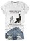Funny Coffee And Cat Lover V Neck Casual Short Sleeve T-Shirt