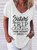 Sister's Trip Cheaper Than Therapy Women's Casual V Neck T-Shirt