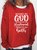 Blessed By God Spoiled By My Husband Letter Casual Sweatshirt