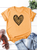 Leopard Heart Valentine Shirts&Tops