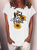 Be Real Not Perfect Sunflower Vacation Polyester Cotton Crew Neck Short Sleeve T-Shirt