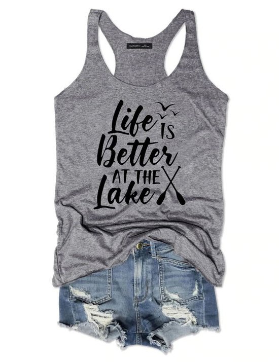 Life Is Better At The Lake Tank Top