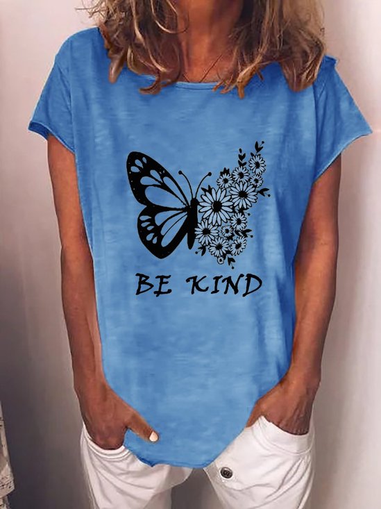 be kind  butterfly tee