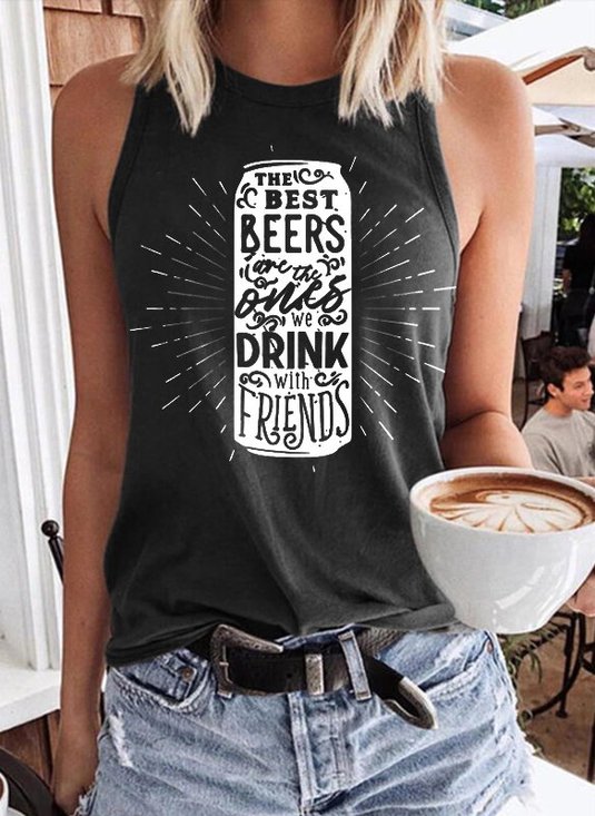 The Best Beer S Are The Ones We Drink With Friends Tank Top