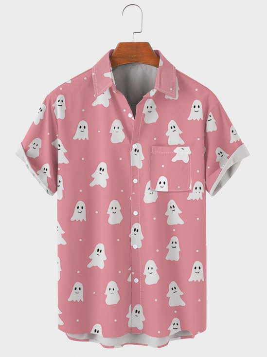 Halloween Ghost Men's Shirt