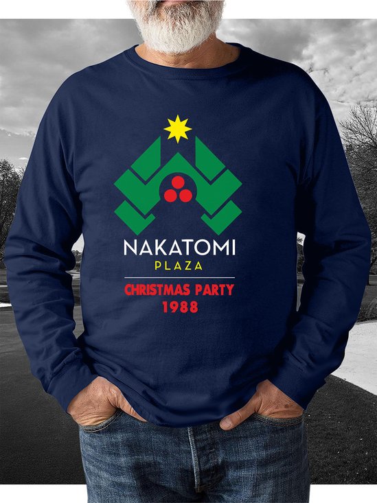 NAKATOMI PLAZA CHRISTMAS PARTY 1988 Game  Men's sweatshirt