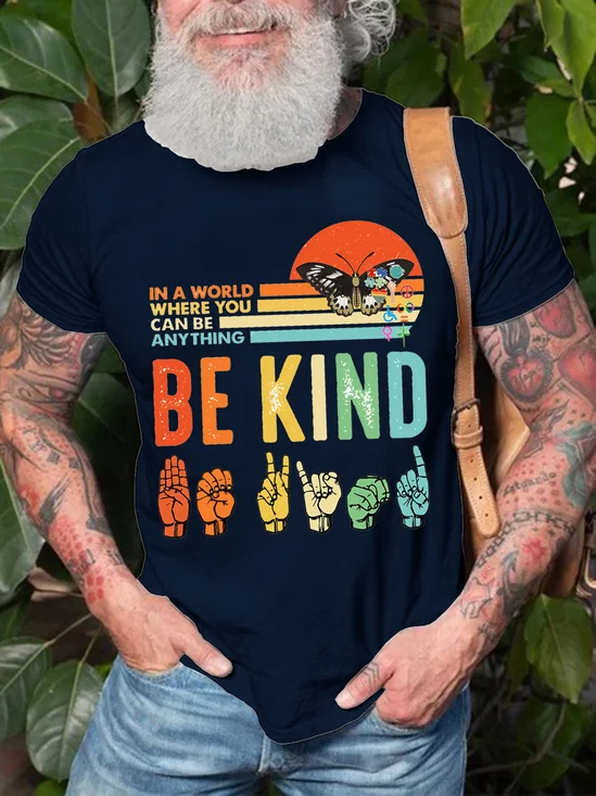 Be Kind Short Sleeve Cotton Tshirts