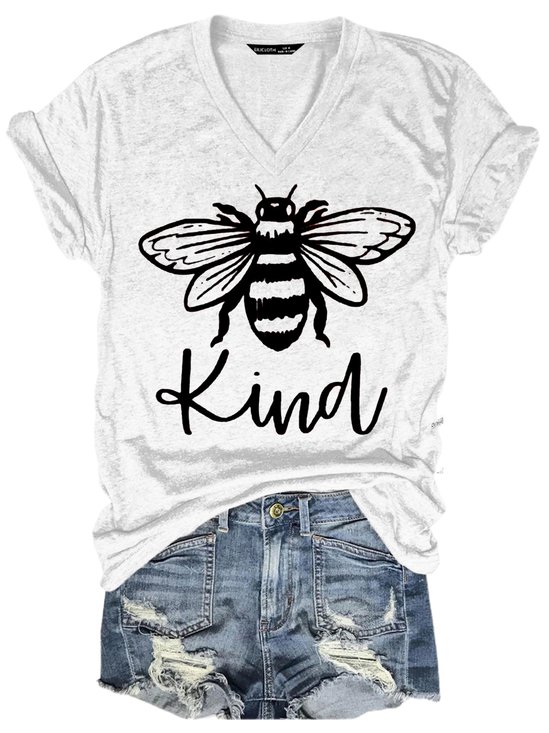 Bee Kind Casual Short Sleeve T-Shirt