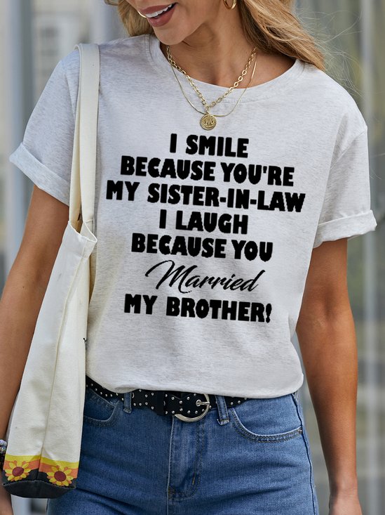 Sister In Law Funny Saying Women's Short Sleeve T-Shirt