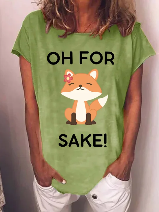 Lilicloth X Y For Fuck's Sake Women's Oh For Fox Sake T-Shirt