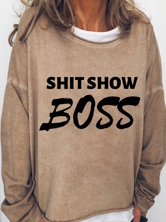 Lilicloth X Kat8lyst Shit Show Boss Women's Sweatshirt