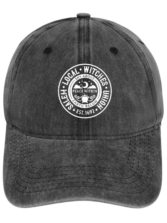 Men's /Women's Salem Local Witches Coalition  Denim Hat