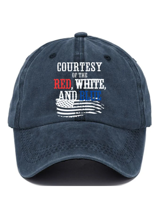 Courtesy Of The Red White And Blue Sun Hat