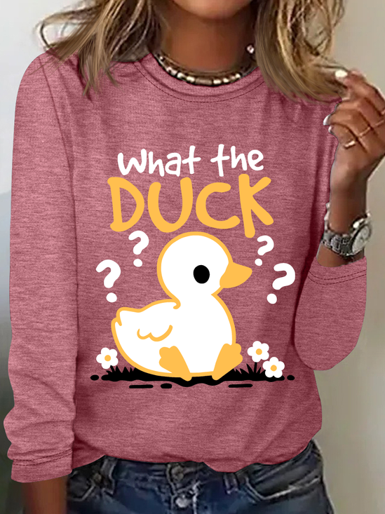 What The Duck Long Sleeve Shirt