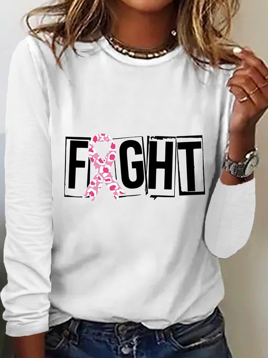 Breast Cancer Fight Cancer Long Sleeve Shirt